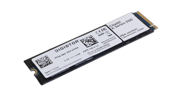 Digistor DIG-M2N225632-K04 Citadel K-SD 256GB NVMe M.2 Solid State Drive