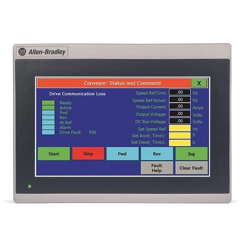 Allen-Bradley 2711R-T10T PanelView 800 10-Inch 800x600 TFT Active-Matrix LCD Touch Screen