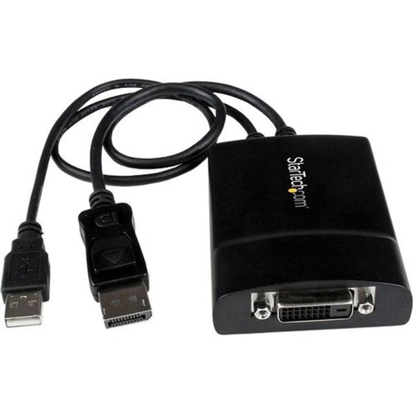 DisplayPort to DVI Adapter - Dual-Link - Active DVI-D Adapter for Your Monitor / Display - USB Powered - 2560x1600 (DP2DVID2) DP2DVID2