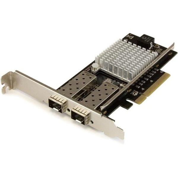 StarTech.com 10G Network Card - 2x 10G Open SFP+ Multimode LC Fiber Connector - Intel 82599 Chip - Gigabit Ethernet Card PEX20000SFPI