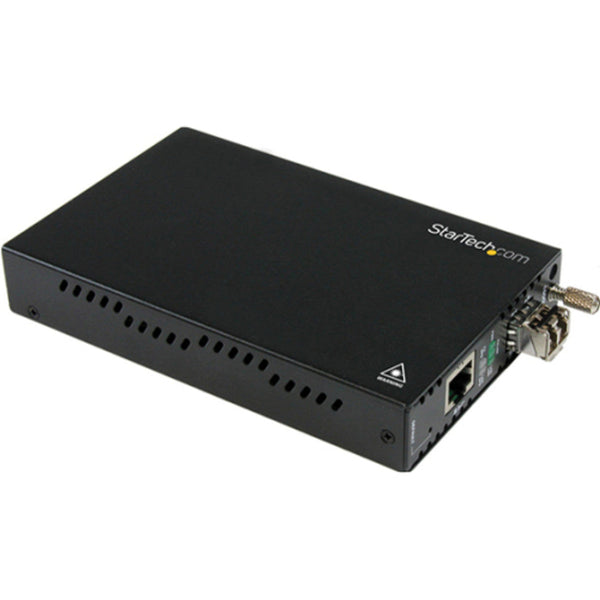 StarTech.com Multimode (MM) LC Fiber Media Converter with SFP - OAM Management - 802.3ah Compliant - Gigabit Ethernet - 550m - 850nm (ET91000LCOAM) ET91000LCOAM