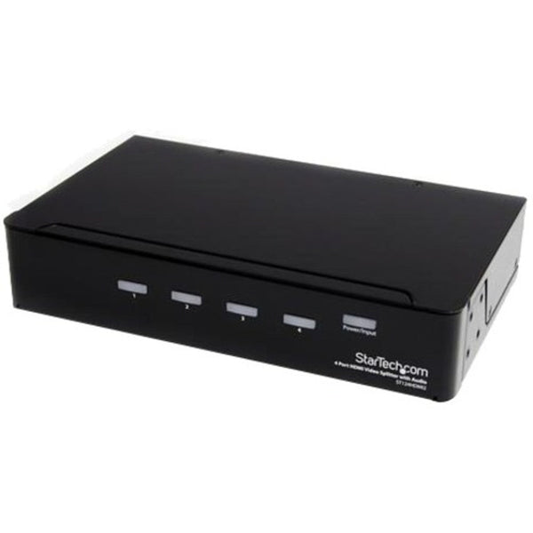 HDMI Splitter 1 In 4 Out - 1080p - 4 Port -Mounting Brackets - 1.3 Audio - HDMI Multi Port - HDMI Audio Splitter ST124HDMI2