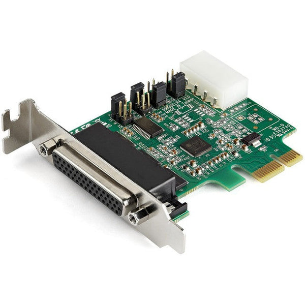 4-port PCI Express RS232 Serial Adapter Card - PCIe Serial DB9 Controller Card 16950 UART - Low Profile - Windows macOS Linux PEX4S953LP