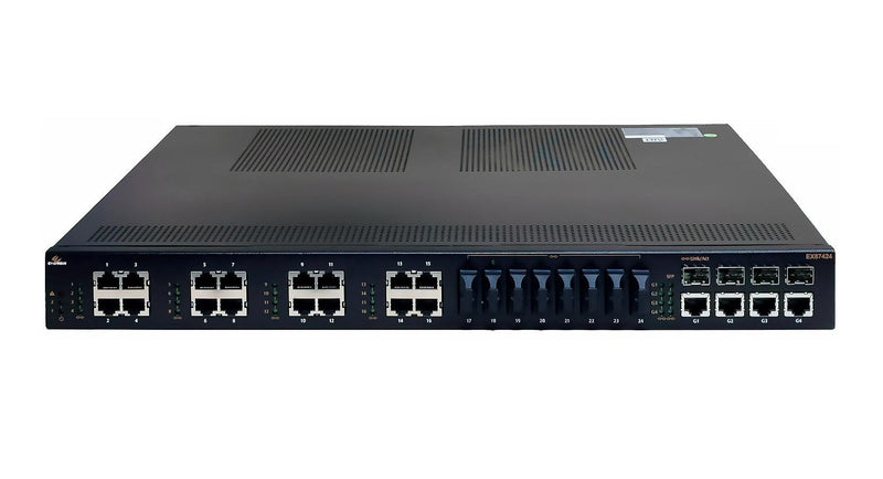 EtherWAN EX87424-Q4AC 28-Ports 100/10TX Fiber Managed Ethernet Switch