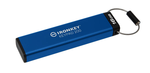 Kingston IKKP200/16GB IronKey 16GB Keypad 200 USB3.2 Flash Drive