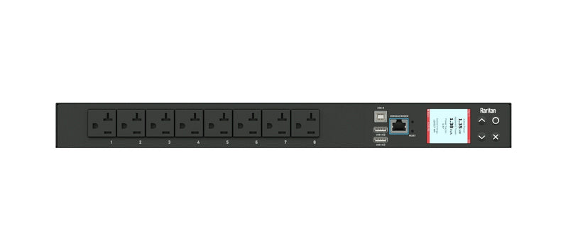 Raritan PX3-1146R 8-Outlets 120V 1900VA Rack-Mount Power Distribution Unit