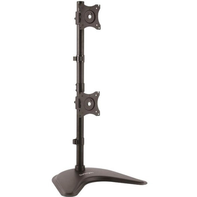 Vertical Dual Monitor Stand - Heavy Duty Steel - Monitors up to 27\ - Vesa Monitor - Computer Monitor Stand ARMBARDUOV"