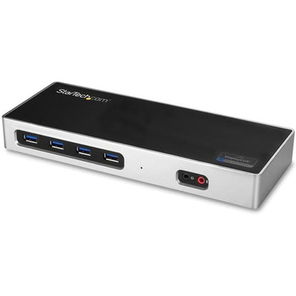 StarTech.com Dual 4K Docking Station - Mac and Windows - USB-A & USB-C Dock - Dual 4K60 DisplayPort & HDMI - USB 3.0 Dock - 6x USB 3.0 DK30A2DH