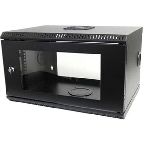 StarTech.com 6U Patch Panel Cabinet - 19in Wall Mount Network Cabinet with Acrylic Door - Data Rack for a Server Room (RK619WALL) RK619WALL