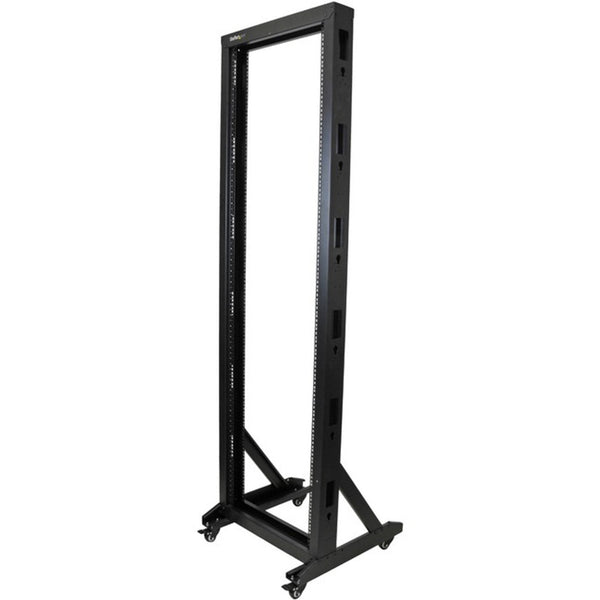 StarTech.com 2-Post Server Rack with Sturdy Steel Construction and Casters - 42U (2POSTRACK42) 2POSTRACK42