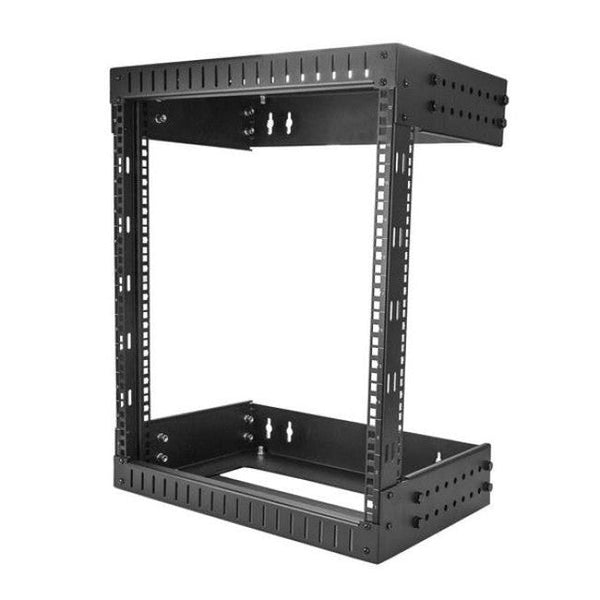 StarTech.com 12U 19\ Wall Mount Network Rack - Adjustable Depth 12-20\" Open Frame for Server Room /AV/Data/Computer Equipment w/Cage Nuts RK12WALLOA"