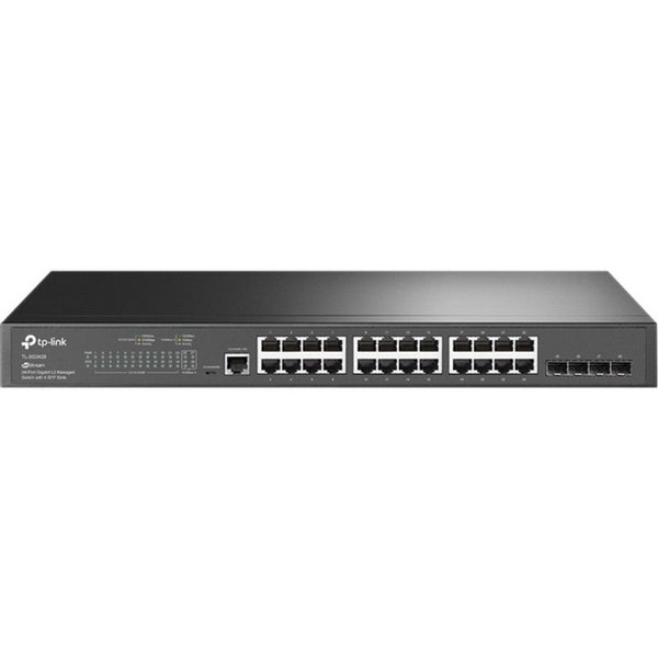 TP-Link JetStream 24-Port Gigabit L2 Managed Switch with 4 SFP Slots TL-SG3428