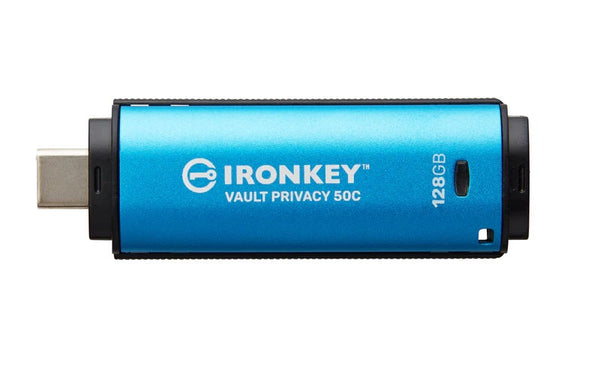 Kingston IKVP50C/128GB IronKey 128GB Vault Privacy 50C USB3.2 Flash Drive