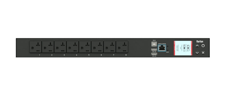 Raritan PX3-1147R 8-Outlets 120V 1900VA Rack-Mount Power Distribution Unit