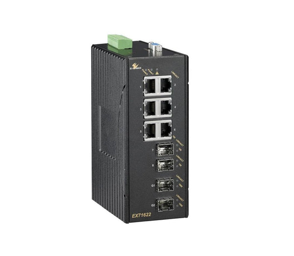 EtherWAN EX71622-AVB 10-Ports 100/10TX Gigabit SFP Ethernet Switch