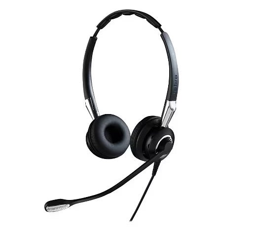 Jabra GSA2409-820-205 BIZ 2400 II QD Duo NC Stereo 1.2-Inch 120-4500hertz On-Ear Wired Headset