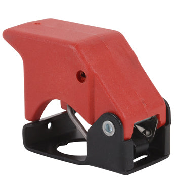 SWITCH GUARD/3 position, red, keyway locator: 6 o'clock position