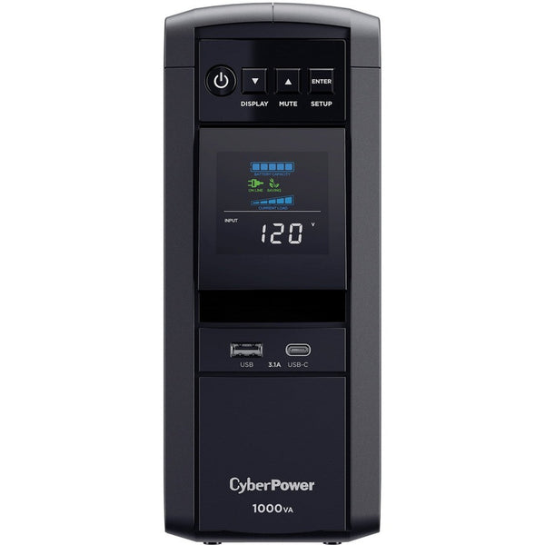 CyberPower CP1000PFCLCD UPS 1000VA 600W PFC compatible Pure sine wave CP1000PFCLCD