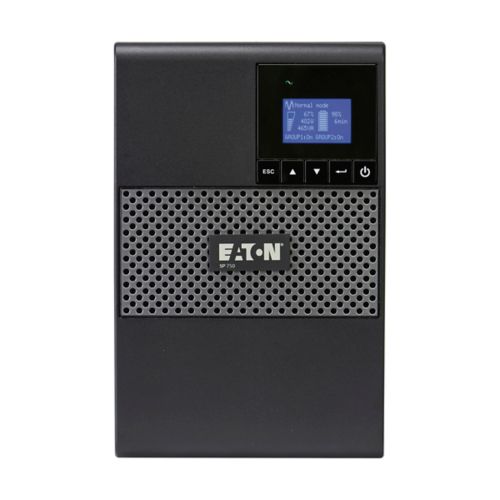 Eaton 5P750 8-Outlets 600W 750VA 120V Tower LCD Line-Interactive Battery Backup UPS.