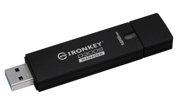 Kingston IKD300SM/128GB IronKey 128GB D300S Managed USB3.1 Flash Drive
