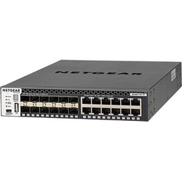 Netgear M4300 Stackable Managed Switch with 24x10G including 12x10GBASE-T and 12xSFP+ Layer 3 XSM4324S-100NES