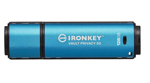 Kingston IKVP50/128GB IronKey 128GB Vault Privacy 50 USB3.2 Flash Drive