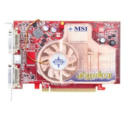 MSI RX1600XT-T2D256E Radeon X1600XT PCI-Ex16 Crossfire 256MB DDR3 2DVI TV OUT