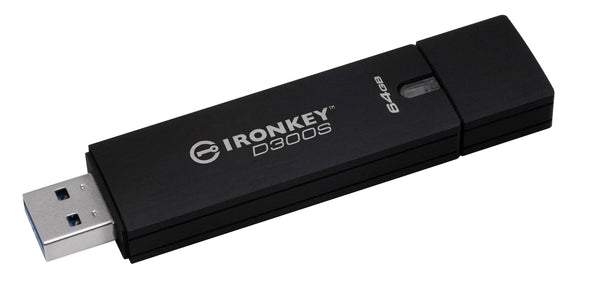 Kingston IKD300S/64GB IronKey 64GB D300S XTS USB3.1 Flash Drive