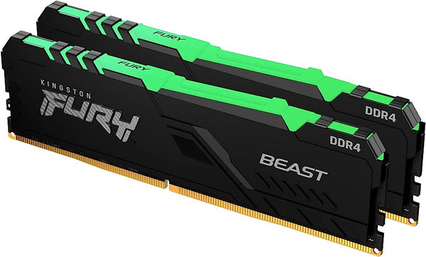 Kingston KF437C19BB1AK2/32 32GB Fury Beast RGB DDR4 SDRAM Memory Kit