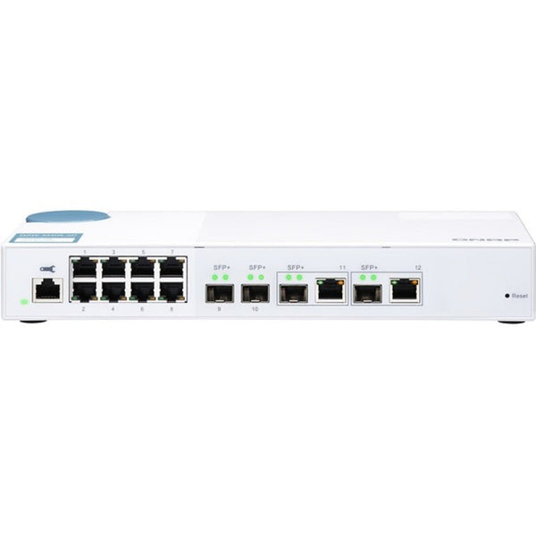 QNAP QSW-M408-2C 12-Port Gigabit Managed Switch with 10G SFP+ & Combo Ports