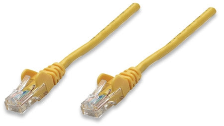 INTELLINET/Manhattan 320665 Network Cable, Cat5e, UTP 100 ft. (30.0 m), Yellow (20 Packs), Stock