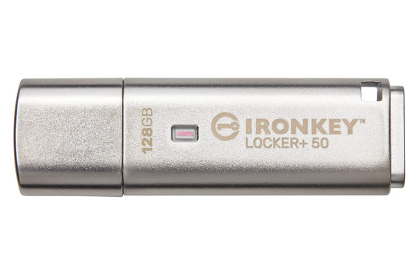 Kingston IKLP50/128GB IronKey 128GB Locker+ 50 USB3.2 Flash Drive