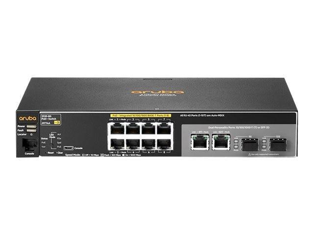 HPE Renew Aruba 2530 8G PoE+ Switch J9774A