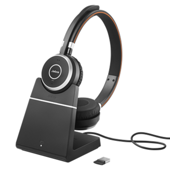 Jabra 6599-833-499  Evolve 65 SE UC Stereo 1.1-Inch 100 -10000 hertz On-ear Headset With LINK380A Stand.