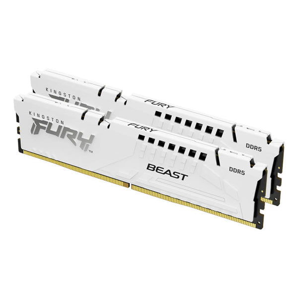 Kingston KF552C36BWEK2-64 64GB Fury Beast White EXPO DDR5 SDRAM Memory Kit