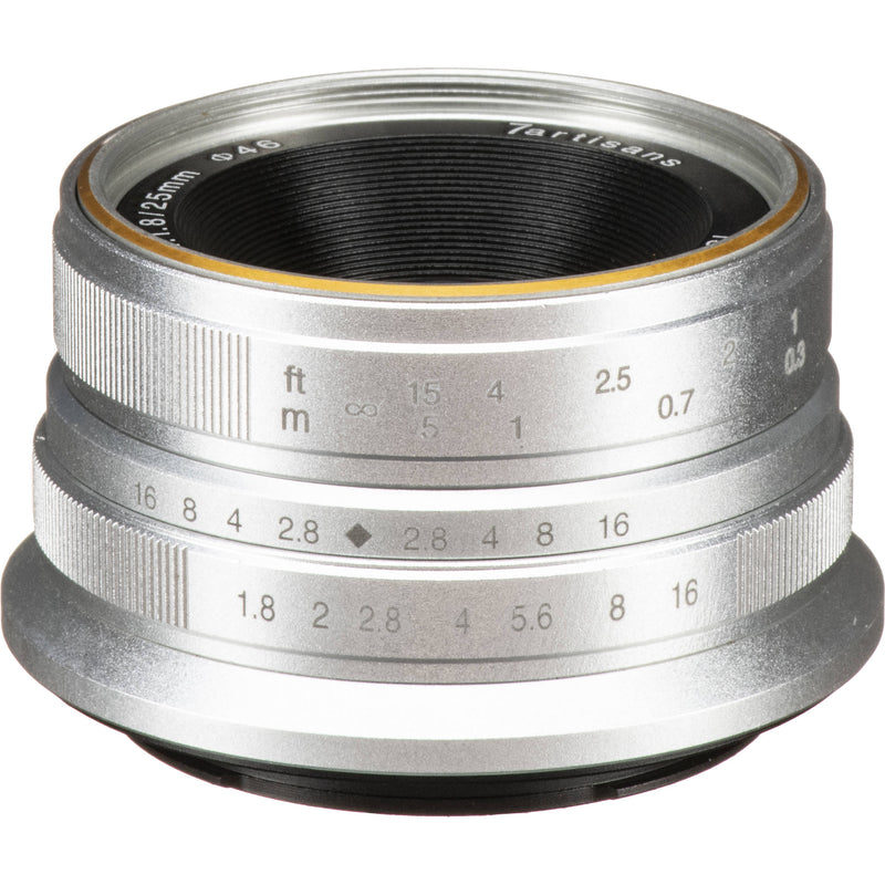 7artisans Photoelectric 25mm f/1.8 Lens for Sony E (Silver)