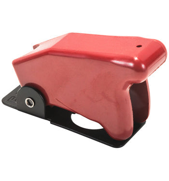 SWITCH GUARD/RED/1 HOLE MOUNT