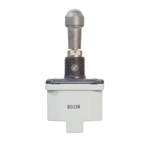 TOGGLE SWITCH/SPDT (single pole double throw), ON-OFF-ON, screw terminals, environmentally sealed.