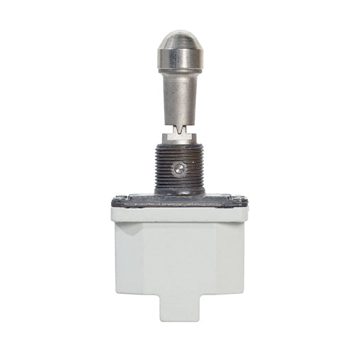 TOGGLE SWITCH/4PDT (4 pole double throw), ON-OFF-ON, panel mount, screw terminals, environmentally sealed.