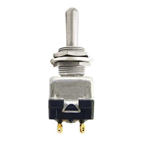 TOGGLE SWITCH/DP3T (double pole triple throw), ON-ON-ON, solder lug terminals, bushing seal.