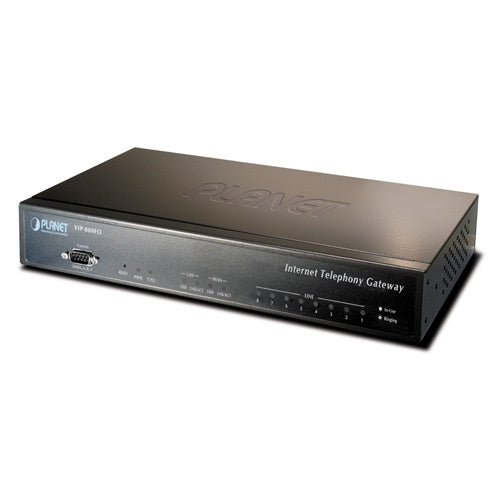 PLANET VIP-880FO 8-Port VoIP Gateway (8*FXO) - SIP/H323 Dual Protocol, Stock