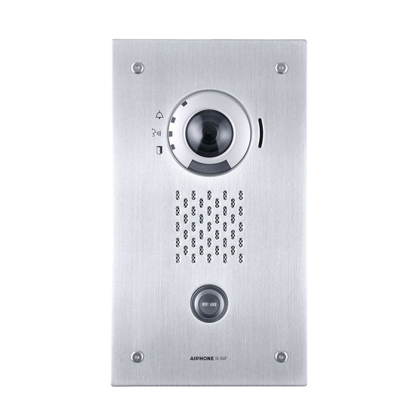 Aiphone IX-DVF Flush Mount 1-Channel Stainless Steel Video Emergency Station