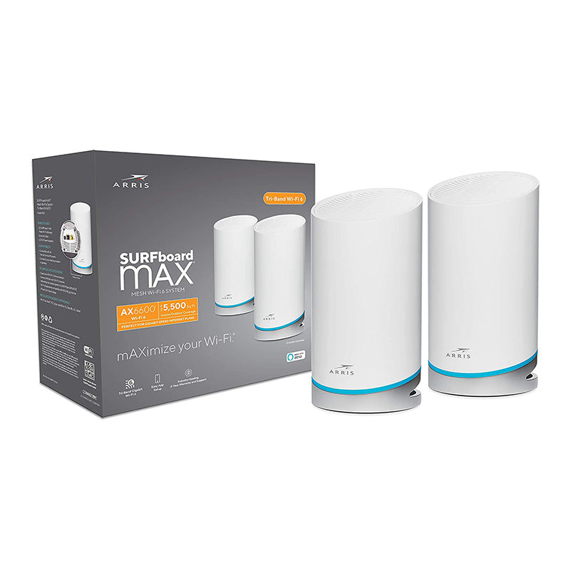 ARRIS SURFboard mAX W121 Tri-Band Mesh Wi-Fi 6 System