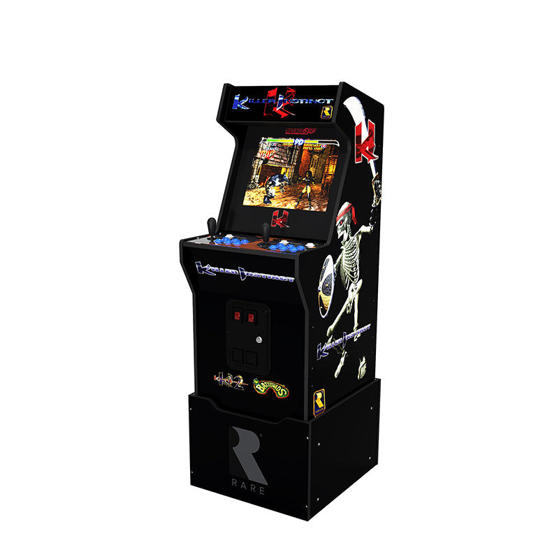 Arcade1Up - Killer Instinct Arcade with Riser & Exclusive Stool Bundle