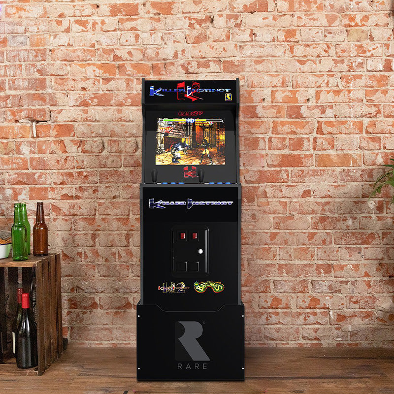 Arcade1Up - Killer Instinct Arcade with Riser & Exclusive Stool Bundle