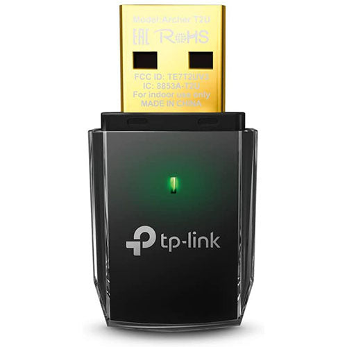 TP-Link Archer T2U 11AC USB WiFi Adapter - Dual Band 2.4G/5G AC600