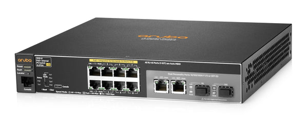 HPE JL070A Aruba 2530 8 Port PoE+ Internal PS Switch