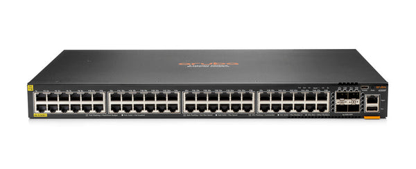 HPE Aruba 6300F 48-port 1GbE Class 4 PoE and 4-port SFP56 Switch