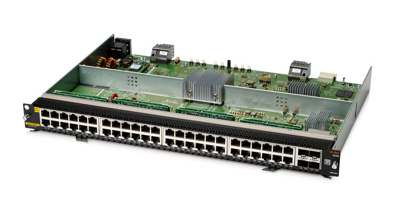 HPE Aruba 6400 48-port 1GbE Class 6 PoE and 4-port SFP56 Module