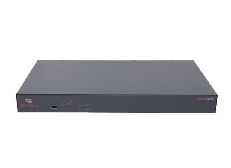 Avocent ACS6016MDAC-G2 ACS 6000 16-Port Console Server Dual AC Power Supply and Built-in Modem